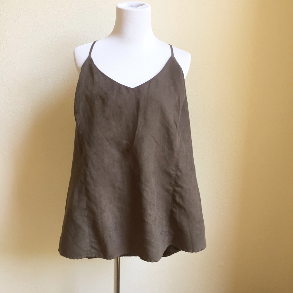 City Chic Trapeze Tank Top Spaghetti Strap Lined L